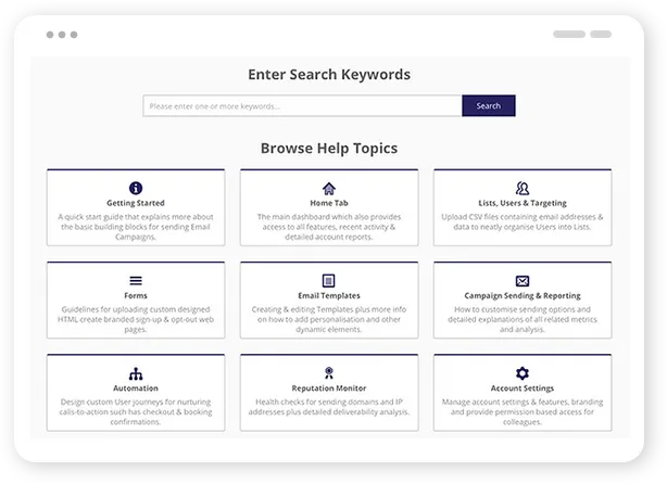 Search interface